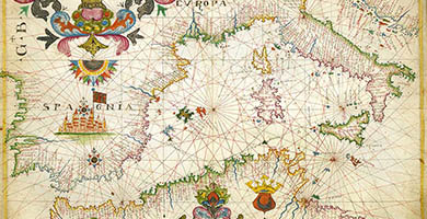 1375  Atlasnautiquedela Mer MÃ©diterranÃ©e  Ollive  FranÃ§ois 1662