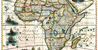 1746 11 Africae Nova Tabula  H. Hondius 1641