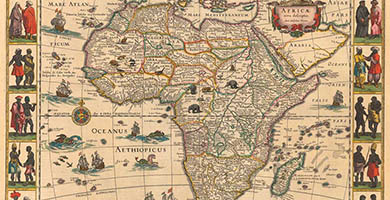 1748 12 Africae Nova Descriptio  G. Blaeuw 1644