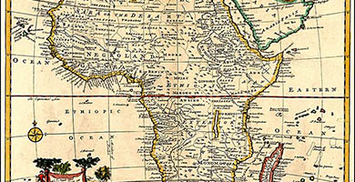 1750 14 A Newandacc. Mapof Africa  Bowen 1747a