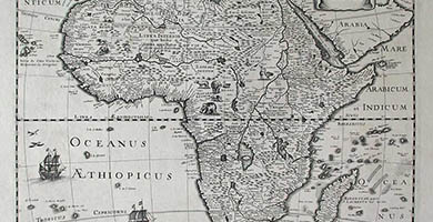 1751 15 Africae Noua Tabula  Pierre Mariette c.1650