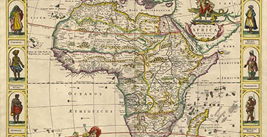 1754 18 Nova Africa Descriptio  F.de Wit 1660