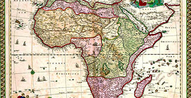 1756 19 Africae Accurata Tabulaexofficina  G. Schagen 1660
