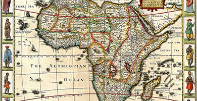 1789 6 Africae  John Speed 1626a