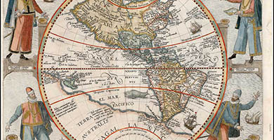 1804 9 America Sive Novus Orbis Respectu Europaeorum Inferior Globi Terrestris Pars  Theodore De Bry 1596