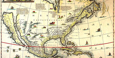1813 15 Americaseptentrionalis J. Jansson 1666