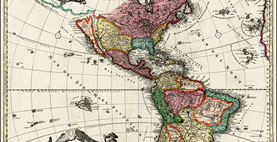 1841 2a Totius Americae Septentrionaliset Meridionalis  I. B. Homann 1710