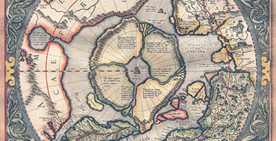 1865 5 Septentrionalium Terrarumdescriptio  G. Mercator 1595