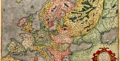 1903  Evropaadmagna Europae  R. Mercator 1589