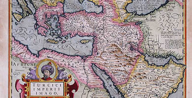 2274  Turcici Imperii Imago  Jodocus Hondius 1613