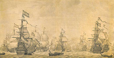 5550  Dutch_battleships- Willem_van_de_ Velde_ I-1672- D Cedit-major_damage_removed