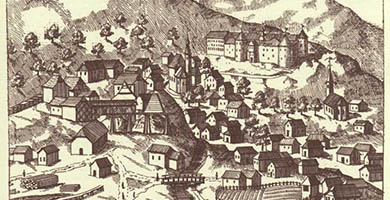 1670  Idrija- Valvasor