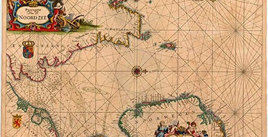 2332  Pascaartevande Noord Zee Door  Arnold Colom 1657