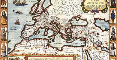 2380  R-038 Map Of The Roma Empire1610