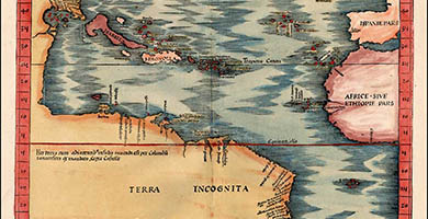 2045 1 Tabula Terre Nove[ The Admiral's Map] Martin Waldseemuller1513