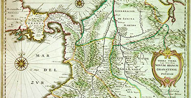 2050  Terra Firmaet Novum Regnum Granatenseet Popayan  Jan Jansson 1640