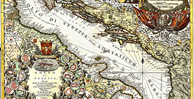 2184  Golfodi Venezia  P. M. Coronelli 1688
