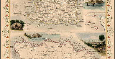 2159  Channel Islands  J. Rapkin 1851