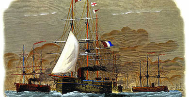 5014 15 French Fleetin Baltic