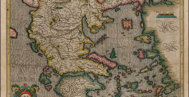 2544  Graecia  Gerard Mercator 1589
