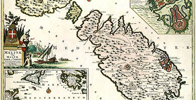 2666  Insularum Melitaevulgo Maltae  F.de Wit 1720