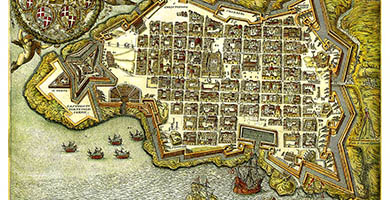 4110 2 Lanuovacittaefortezzadi Maltachiamata Valletta  Antonio Francesco Lucini 1565