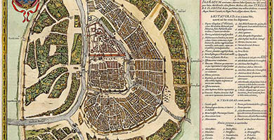 4323 6 Carstvajuscoi Grad Moskva  Willem Janszoon Blaeu 1662