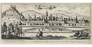 4359  Presburg- Bratislava  Jacques Peeters  Gaspar Bouttats 1690