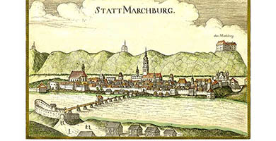 4402 7a Maribor  Marchburg  Vischer  Georg Matthaeus 1681