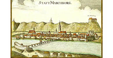 4416 7b Maribor  Marchburg  Vischer  Georg Matthaeus 1681