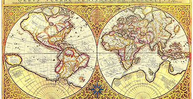 0052 32 Orbis Terrae Compendiosa Descriptio  Rumoldus Mercator 1586a