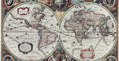 0105 15c Novatotius Terrarum Orbisgeographicaachydrographicatabula  Hendrik Hondius 1630