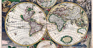 0191 57 World G.van Schagen Map1689