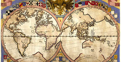 0199 60 Geographiamosaicageneraliscumnovissimaorbisteraqvaeaeifacieetcommentariolis 1690