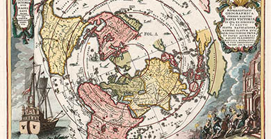 0219 71 Repraesentatio Geographica- Magellan  Scherer  Heinrich 1700