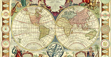 0281 47a Mappe-monde carteuniverselledelaterre  Denis  Louis 1795