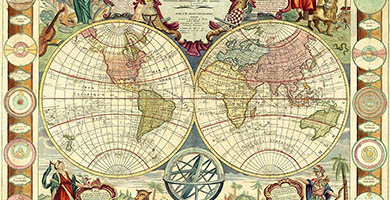 0282 47b Mappe-monde carteuniverselledelaterre  Denis  Louis 1795a