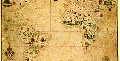 1374  Aportolanchartofthe Atlantic Oceanandadjacent Continents  Roiz  Pascoal 1633