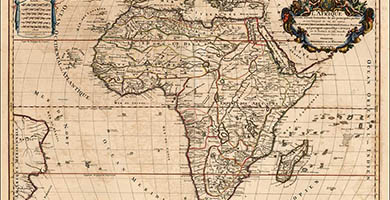 1764 26 L' Afriquediviseesuivantl'estenduedesesprincipalesparties  Hubert Jaillot 1695