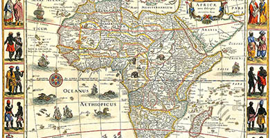 1791 8 Africae Nova Descriptio  Guilielmus Blaeau 1630