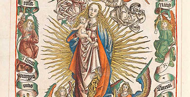0408  Liber Chronicarum- Mary+ Jesus
