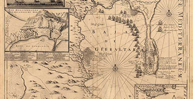 2162  The_ Harbor_and_ Strait_of_ Gibraltar_-_ Johannes_ Covens_en_ Cornelis_ Mortier