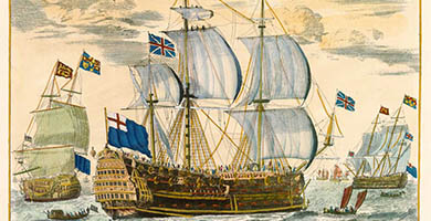 1700 13a Engels Admiraals Schip