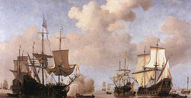 4865  Calm_dutch_ships_coming_to_anchor-large