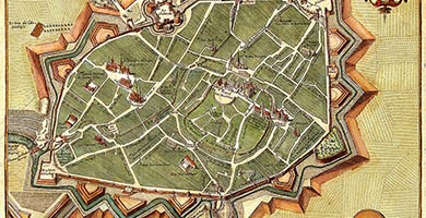 3590  Plandel' Ancienneet Nouvellevillede Dijon  Fer  Nicolasde 1705