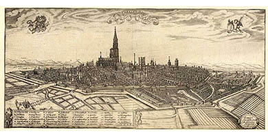 3592  Ansichtder Stadt StraÃŸburg  Specklin  Daniel 1587