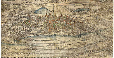 4179  Ansichtder Stadt Trier 1557