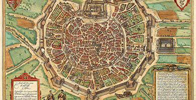 3948  Mediolanum Metropolis Insubrum vulgo Milano...  Braun- Hogenberg 1572