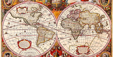 0109 17 Nova Totius Terrarum Orbis Geographicaac Hydrographica Tabula  H. Hondius 1630(2)